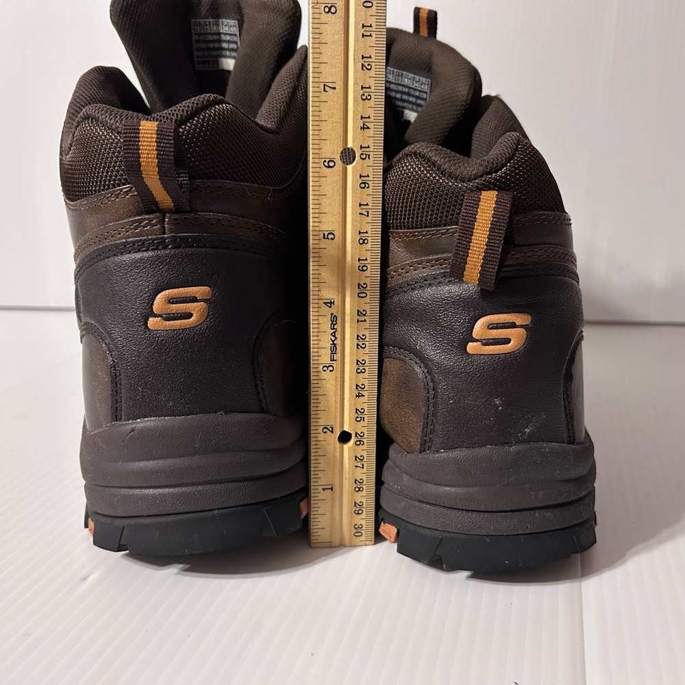 Skechers SN 65529 EWW leather traven hiking boots waterproof men size 16 - Picture 8 of 10